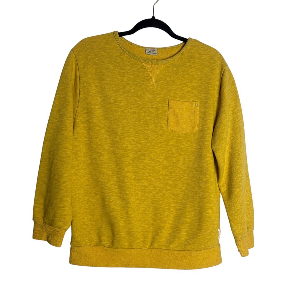 Zara Boys Sweater Size 13/14 Yellow Classic Preppy Farmhouse Western Casual